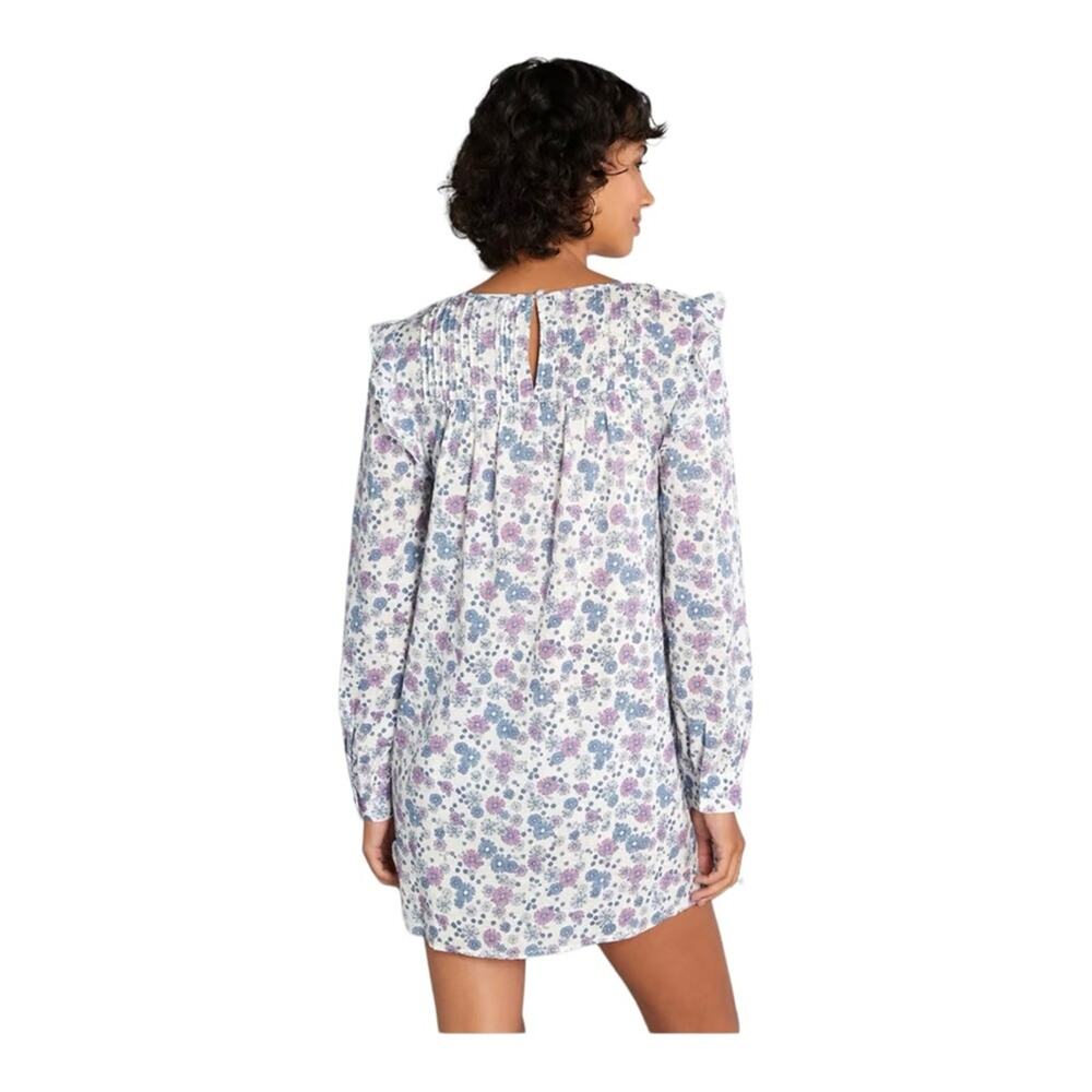 Modcloth Prairie Doll Floral Cottagecore Mini Dress Womens Size Large - Picture 3 of 7